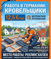 Кровельщик в Германию