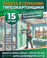 Гипсокартонщик в Германию