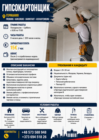 Гипсокартонщик